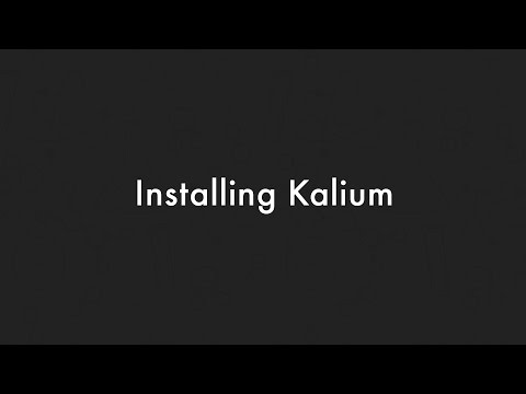Installing Kalium