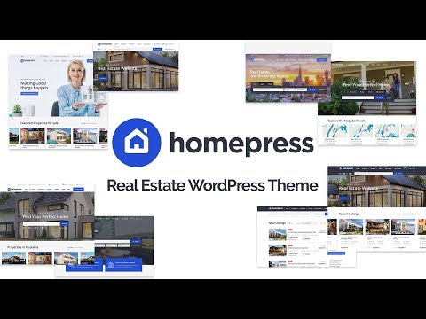 How to create a Real Estate agency website or marketplace with HomePress WordPress Theme