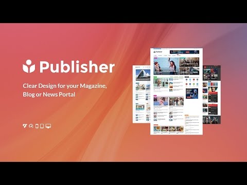 Publisher - WordPress Premium Magazine/Blog Theme - New