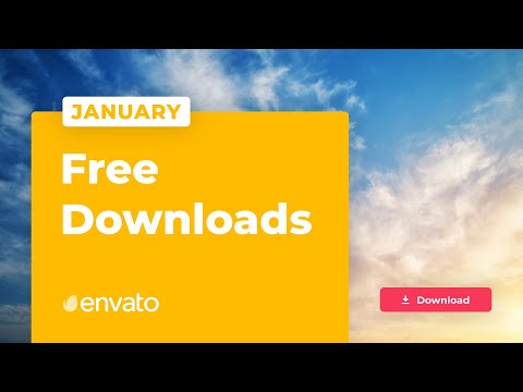Free Downloads: January [2022] | Free Fonts, Graphic Templates and More