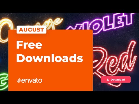 Free Downloads: August [2021] | Free Stock Videos, Graphic Templates and More