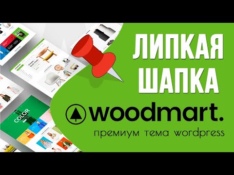 Woodmart — липкая шапка 🟢 Урок 7. Создаем Интернет-магазин