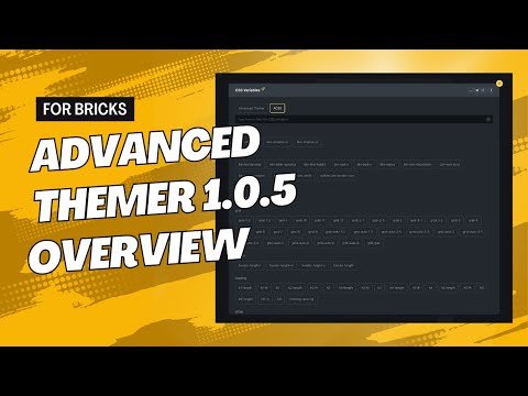 Advanced Themer 1.0.5 Overview - New BE UI / Import/Export / Custom Frameworks / ACSS compatibility