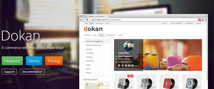 Dokan — создайте свою мультивендорную торговую площадку