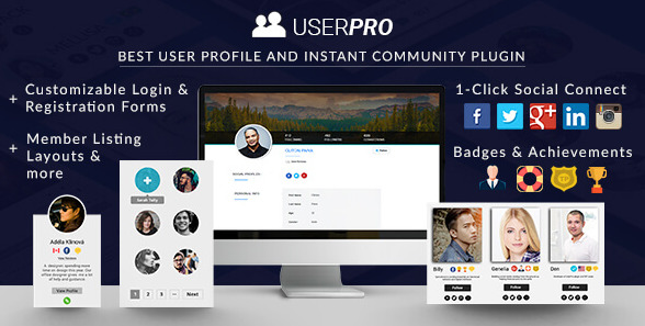 UserPro - расширенные пользовательские профили