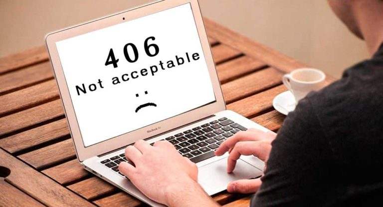 Ошибка Not Acceptable (406)