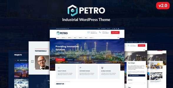 Petro — промышленная тема WordPress