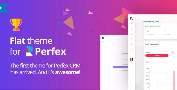 [Addons] Perfex CRM – Flat theme – плоский дизайн для кабинета клиента