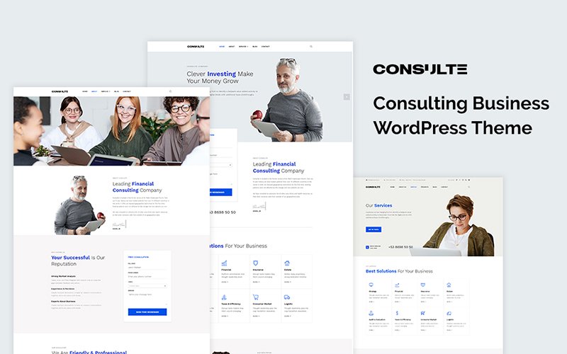 Consulte - Consulting Business FREE WordPress Theme
